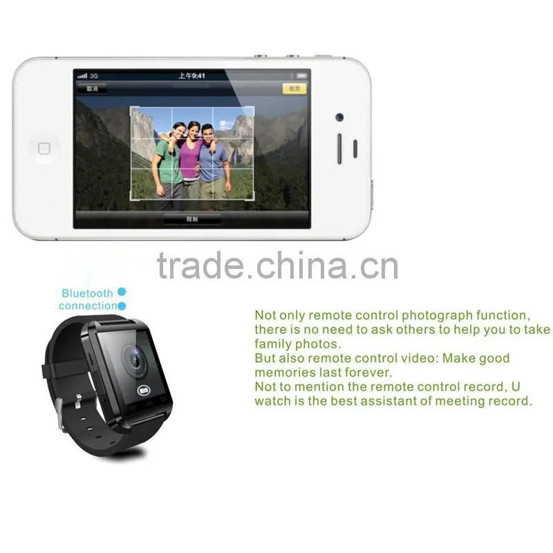 China Factory Supply - 2014 U Watch U8 cheap smart watch bluetooth phone