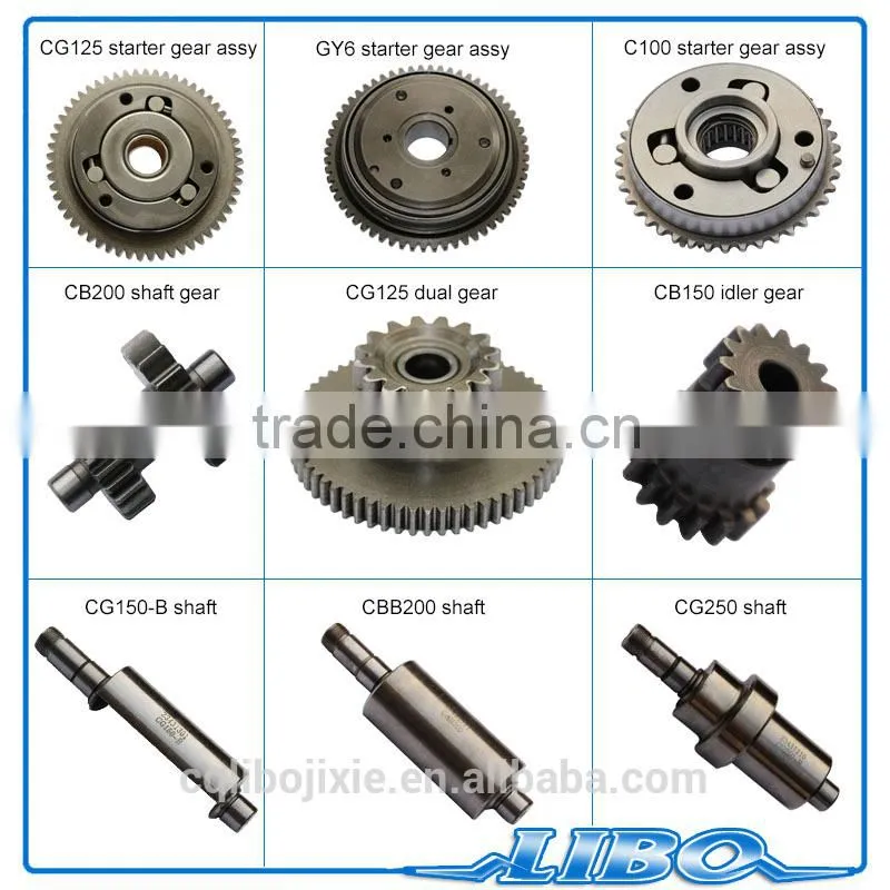 motorcycle engine parts GS125 starter gear assembly