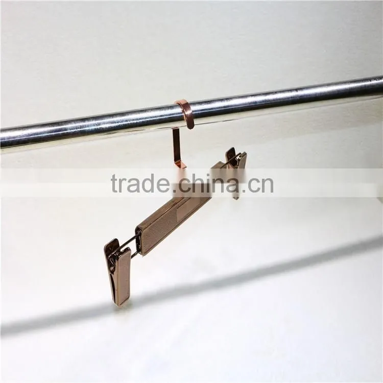 Luxury thin plastic adult hanger for pants display