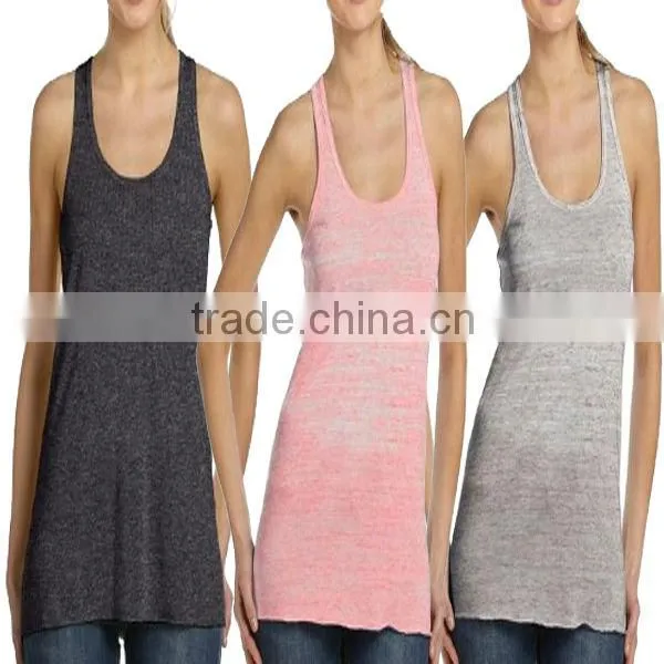Hot girl sexy cotton custom wholesale tank top (YCT-C0152)