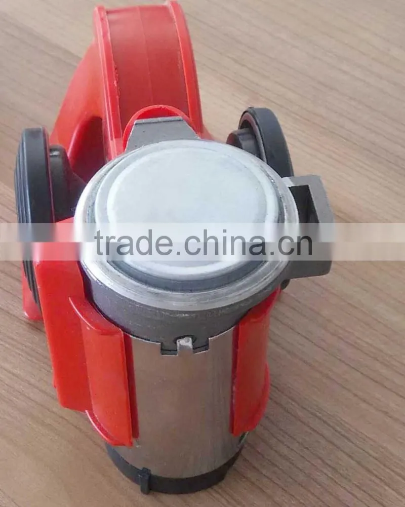 12V Snail Compact Pump Air Horn Dual Tone for Motorcycle Bus Truck Red