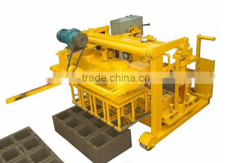 QT40-3A moving hollow block making machine cement egg laying brick machine price
