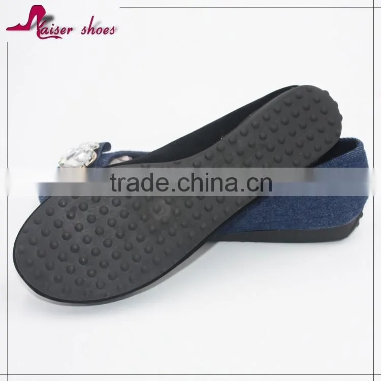 SSK16-261 Wholesale Casual Flat Women Shoes new design plain women shoes