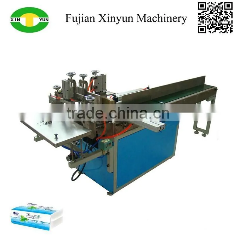 Facial & napkin paper plastic bag sealing packing machine
