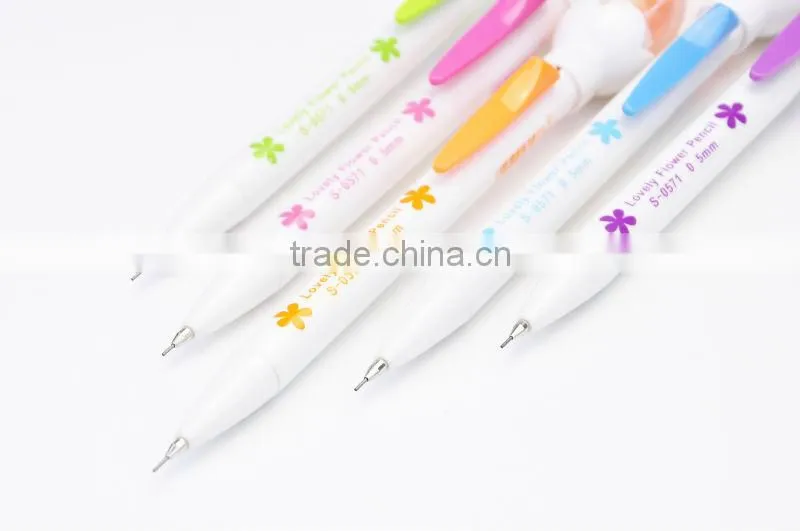 flower mechanical pencil,promotional pencil