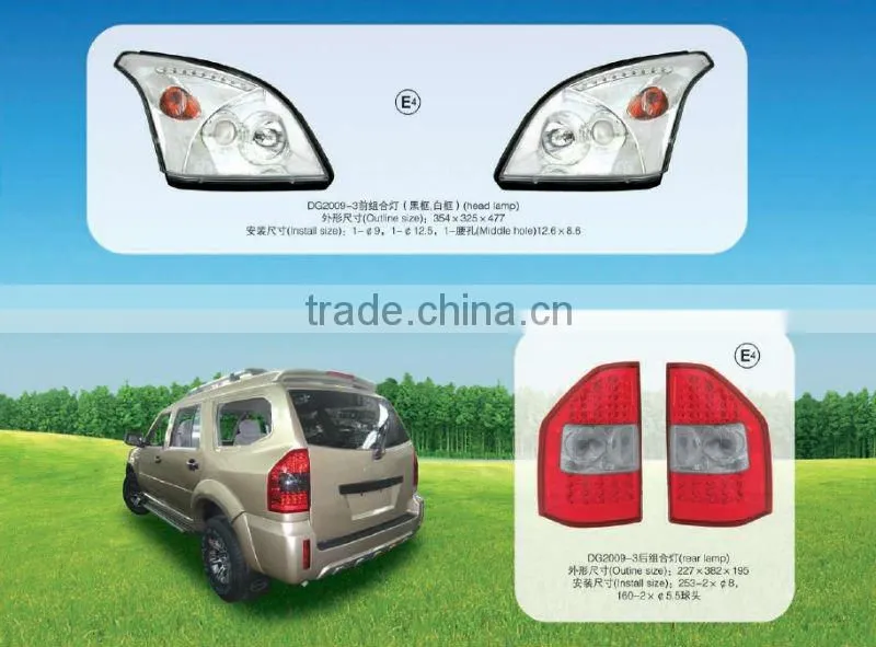 E4 High Quality OEM Toyota Prado Pickup Tail Lights