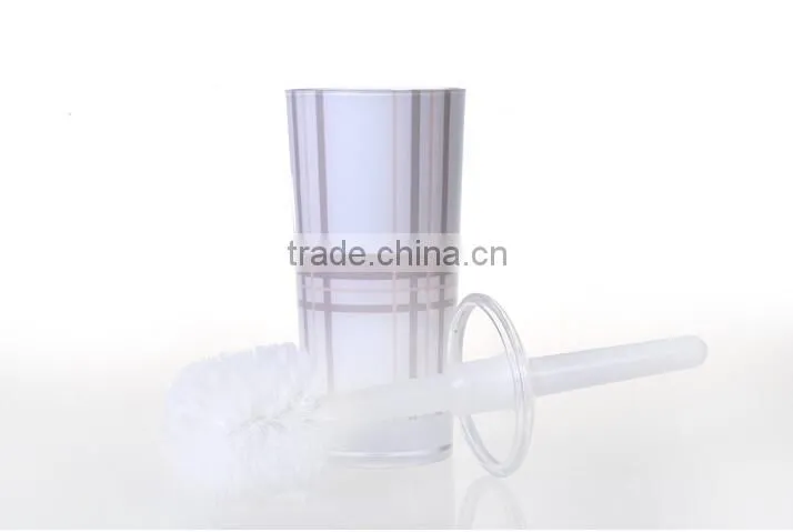 Durable plastic cleaning toilet brush