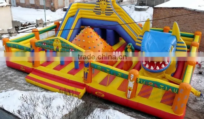 hot sale Inflatable theme Egypt fun city ,cheap amusement park game for kids