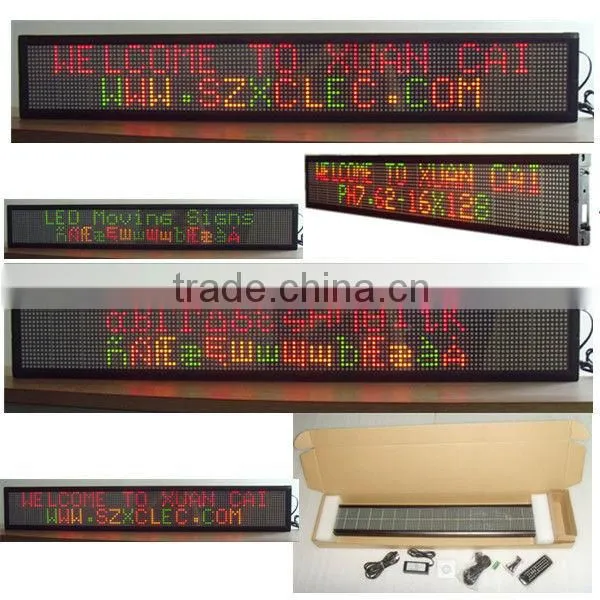 Multi-line indoor colors P7.62-48*384RG jual LED display