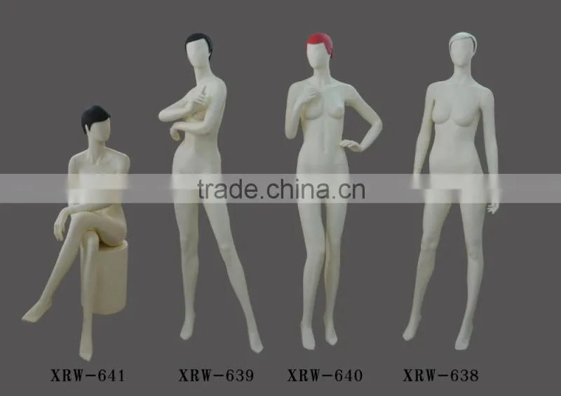 New Design Full-Body Female Mannequin with Color Caps