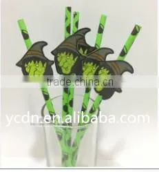 Hallowmas party drinking Straws Paper straw