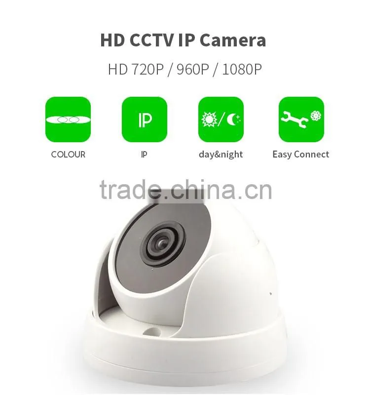 Vitevision P2P 1MP 1.3MP 2MP optional indoor onvif IP camera rj45