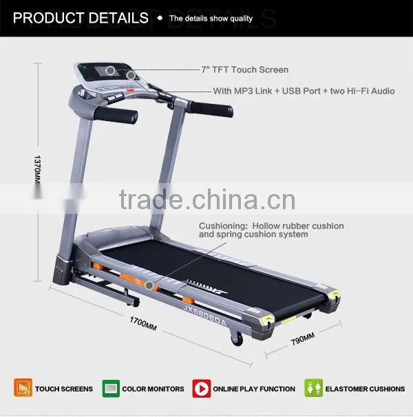 Multi Function Horse Electric Treadmill With Street View