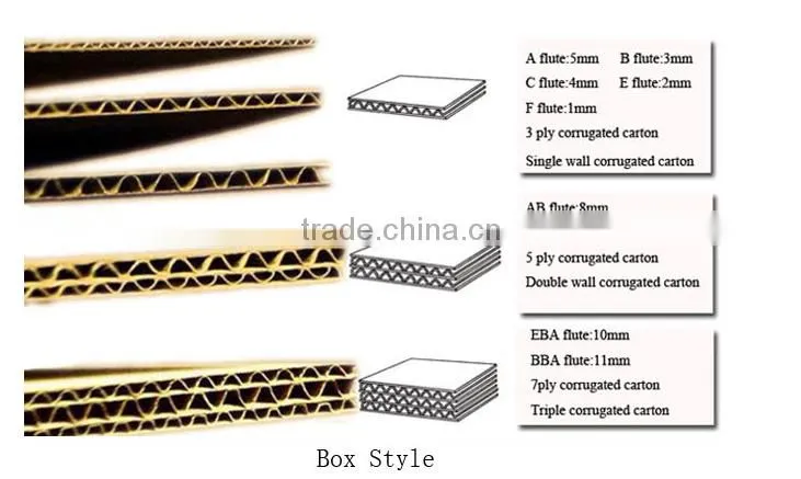 High quality rectangle mixed-color thick paper packing box