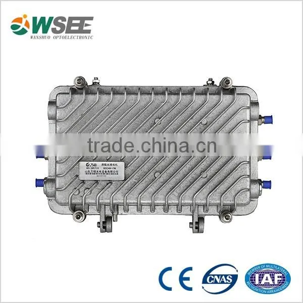 CATV low noise and high output power optical receiver/optic node