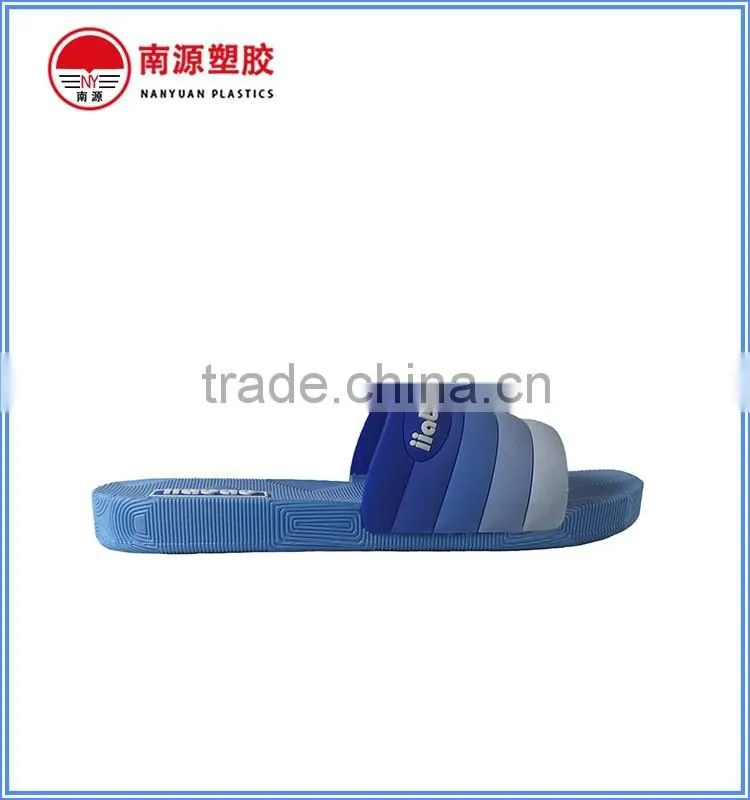 PVC rainbow strap fashion slipper for lady