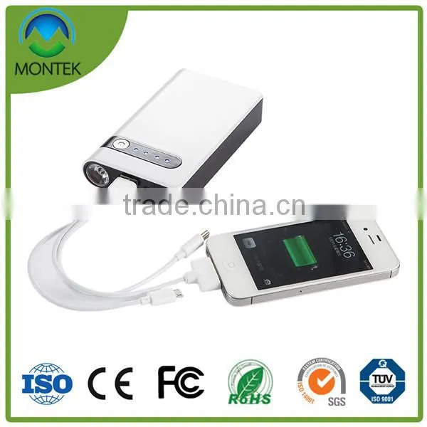 Economic new coming car charger and mini jump start