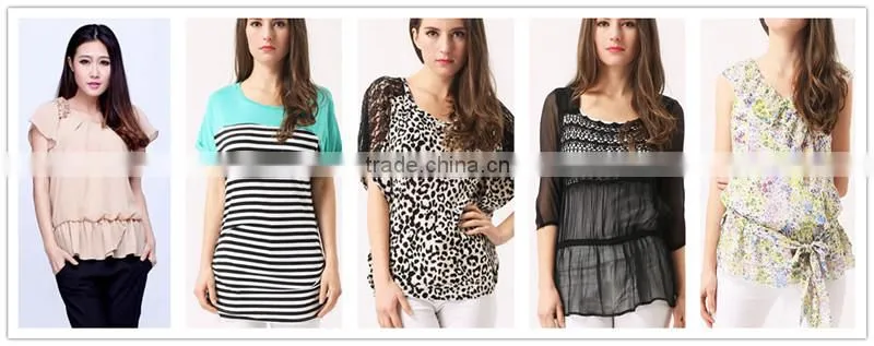 2014 New Design Fashion blouse and skirt