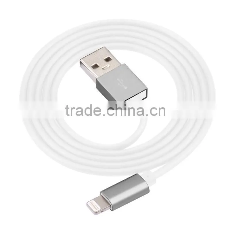 MFi certificate TPE jacket alloy casing usb to 8pin cable