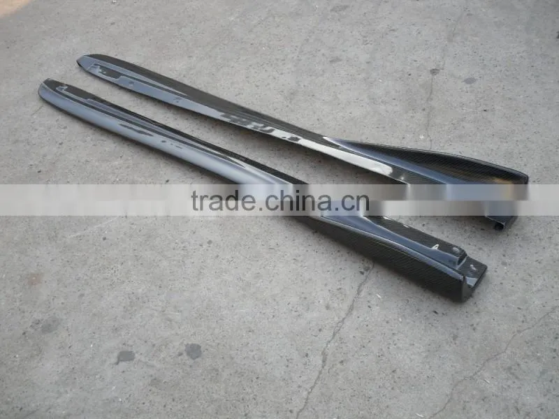 Carbon fiber CS Bottom Line Style Side Skirt Extension For 2004-2007 Impreza WRX STI 8-9th GDA GDB (pair) CF