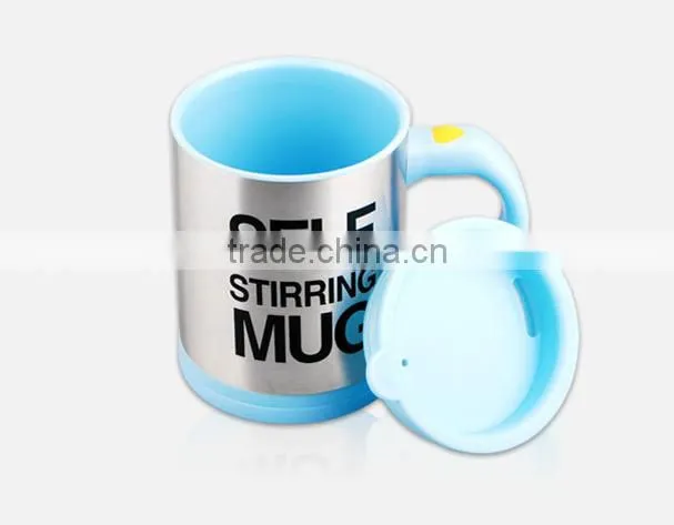 Creative gifts of stainless steel tank automatically stir the coffee milk tea cup mug cup