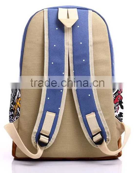 New Fashion white canvas backpacks wholesale