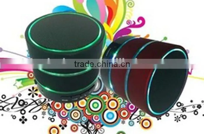 Cylinder shape bluetooth mini wireless speaker