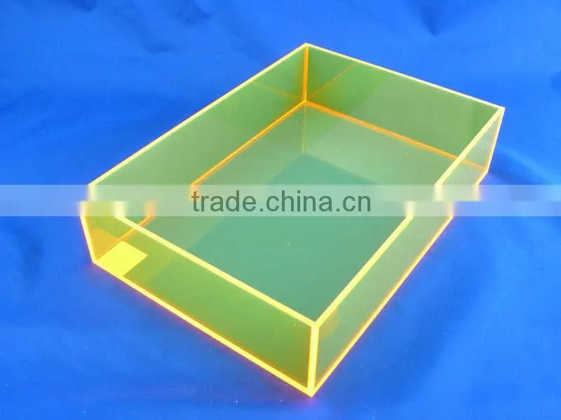 Customized acrylic note paper holder
