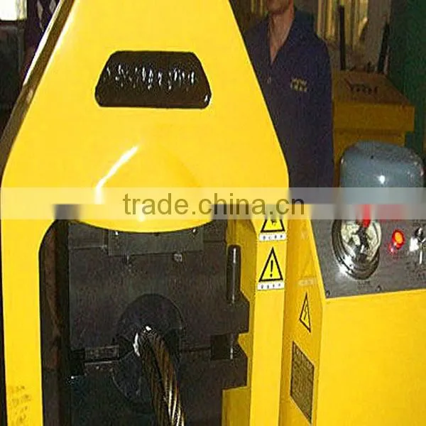 steel wire rope 1000ton hydraulic swaging machine