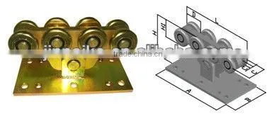cantilever door roller, iron gate wheel , carriage door roller