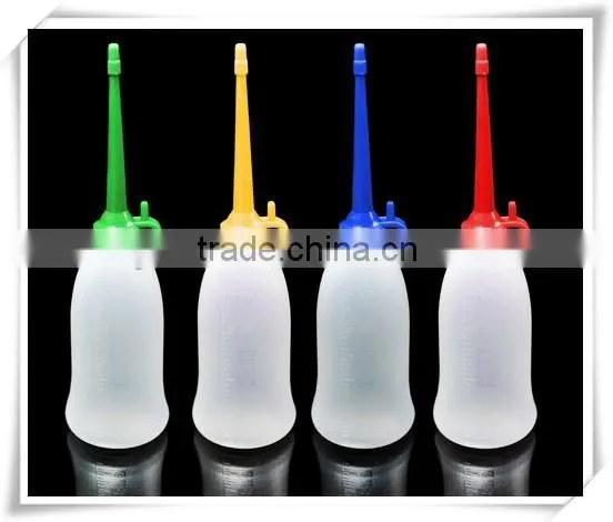 wholesale 300ml transparent hand plastic oil can with small mouth 0h004