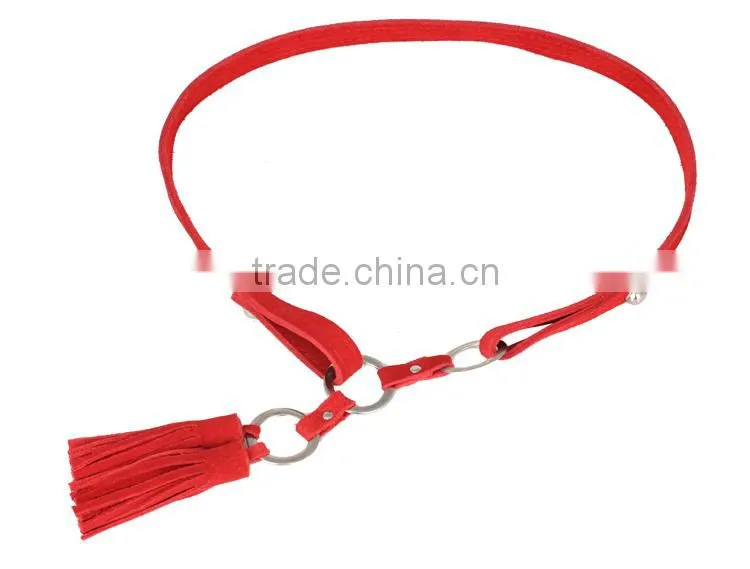 Fashion PU Tassels Waist Chain Female Belt SWF-W15062927