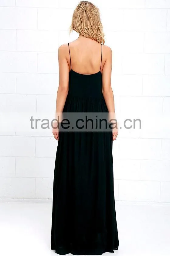 2016 womens fashion evening dresses black long evening dress discount evening dresses