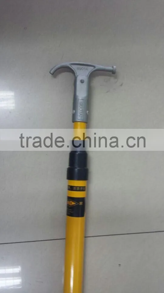 High voltage fiberglass telescopic hot stick made in China