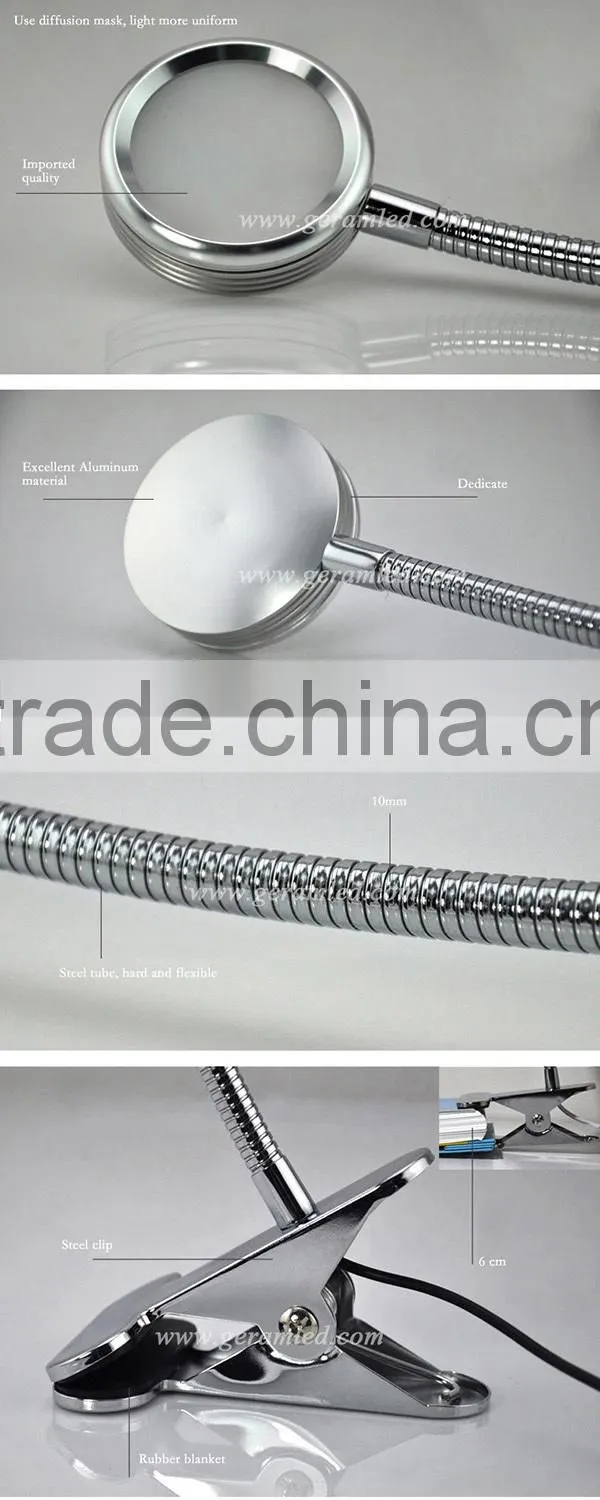 Desk Light Contemporary, LED Reading Lamps, Clamp Desk Light