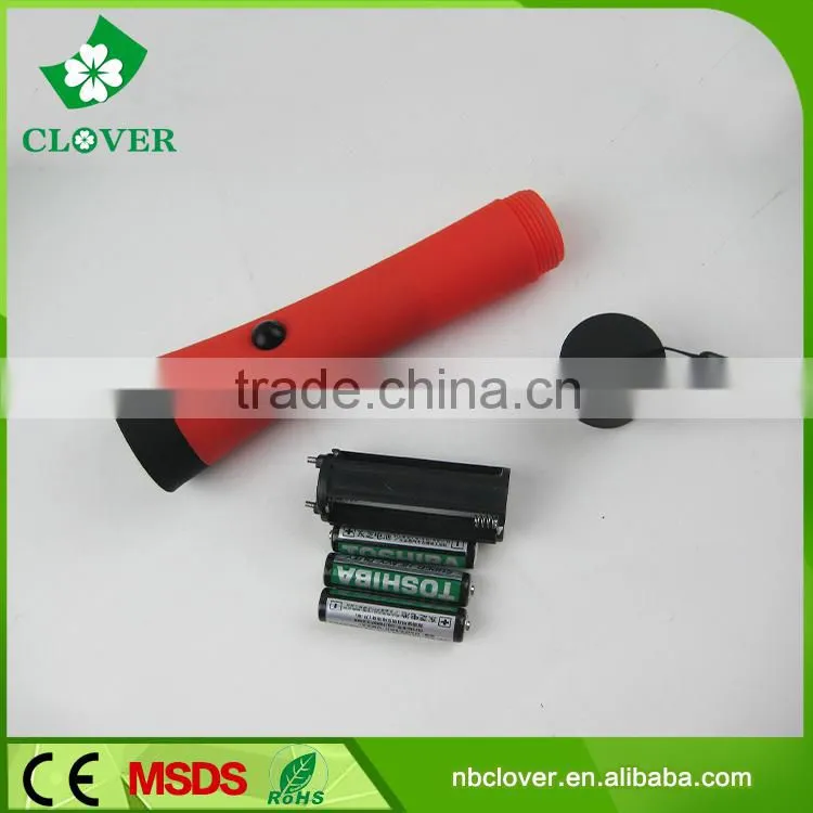 High power portable 1+4 Led plastic chinese led flashlight