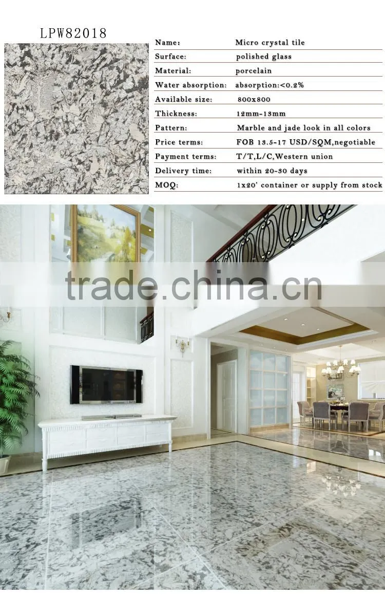 granite look polished porcelain tiles 800x800