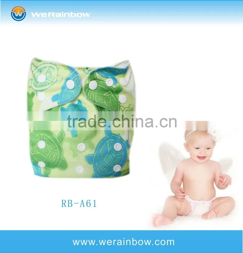 Waterproof Fabric Reusable Baby Bamboo Cloth Diaper