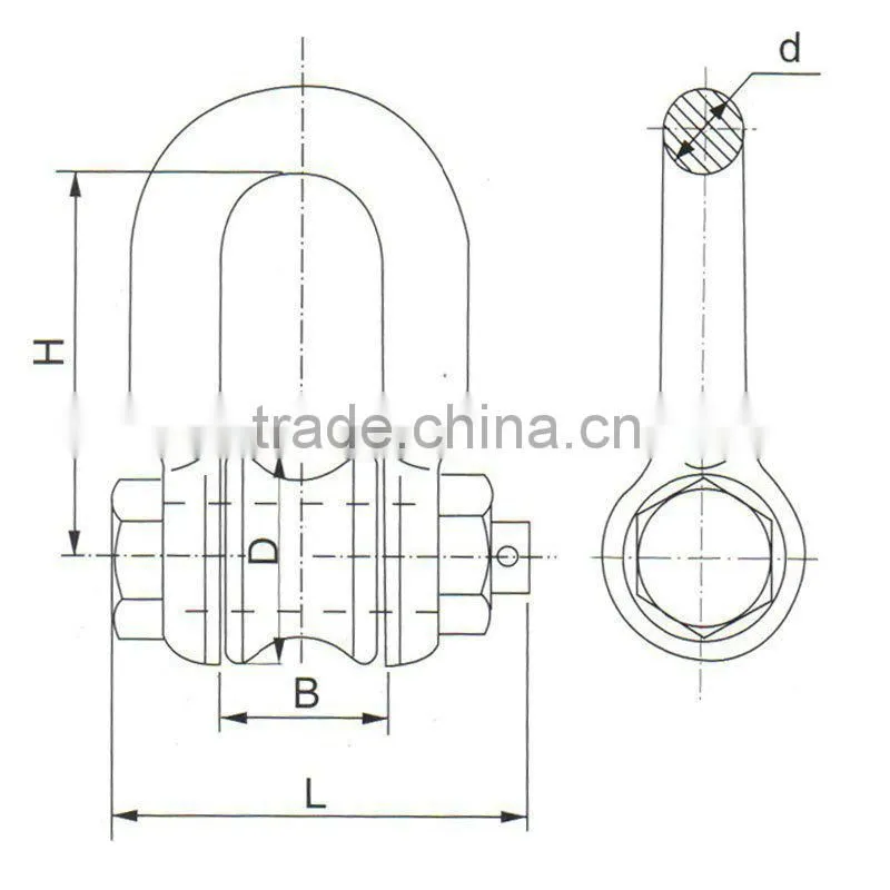 Steel Roller Shackle