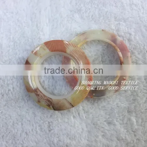 wholesale plastic eyelets rings with small plastic inside fashion rings for curtains