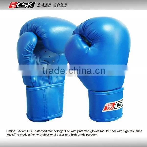 Standard leather kick boxing gloves