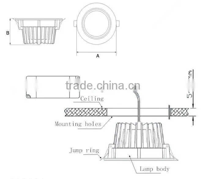 15W LED Down Light lowest price in China 2014
