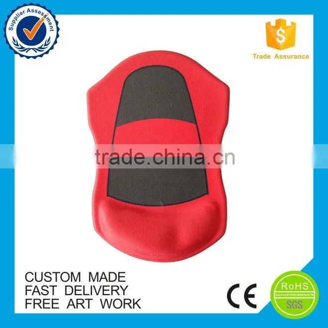 2016 hot sale fashion custom racing car gel mouse pad
