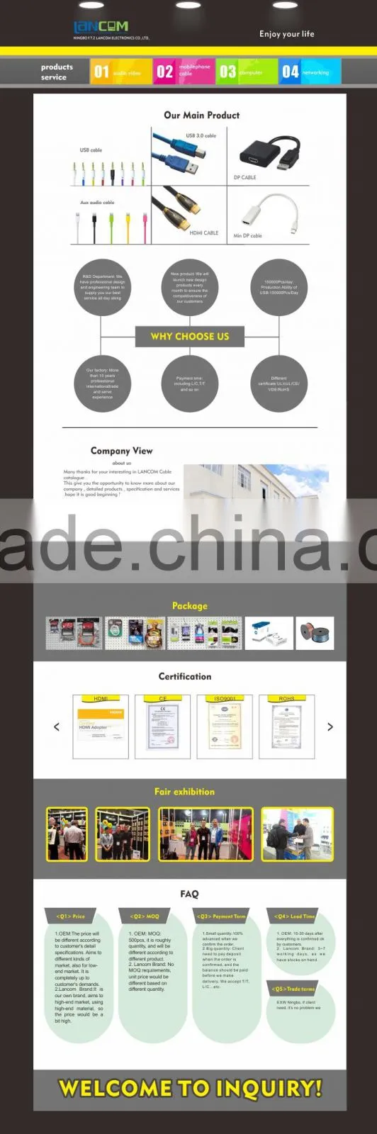Lancom Free Sample factory branded designer Cat6 UTP Surface Mount box 1 port, krone type
