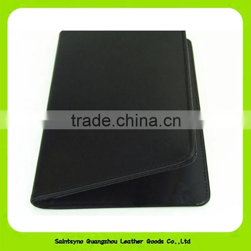 Manufacture competitive price custom leather card holder flip card holder for sale