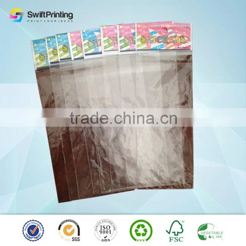 Top grade unique printing sticker tag