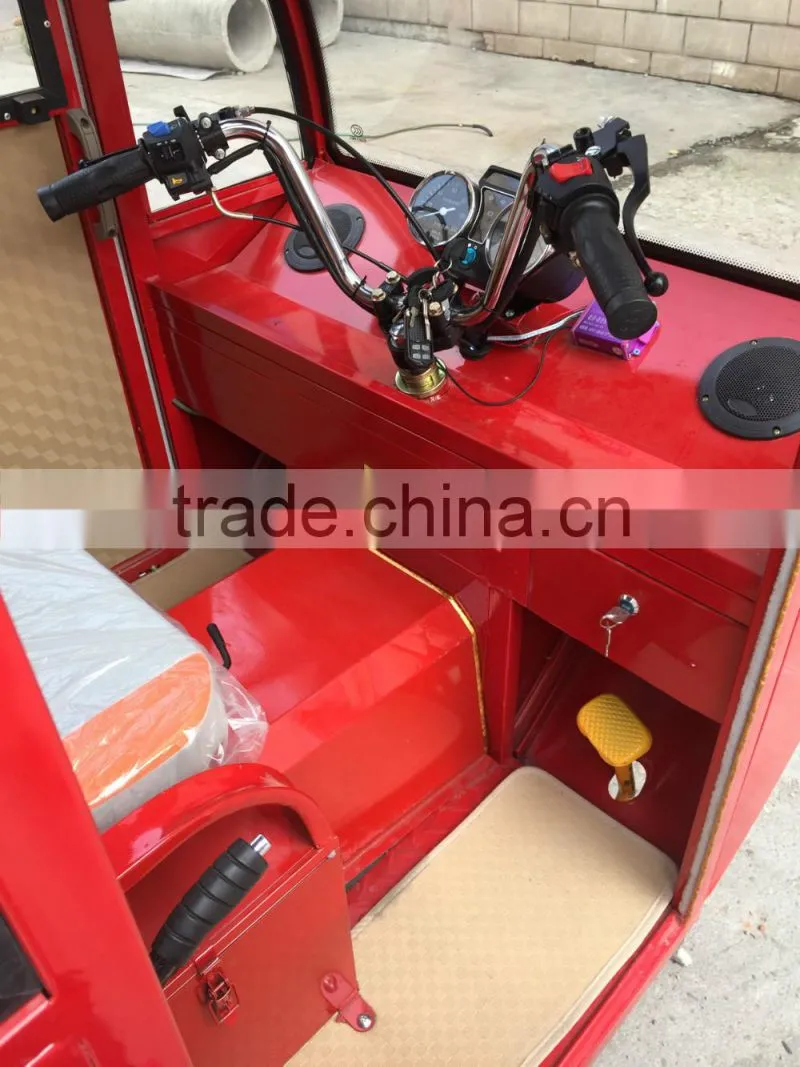 motorized pedicab tricycle three wheel motorcycle moto for sale