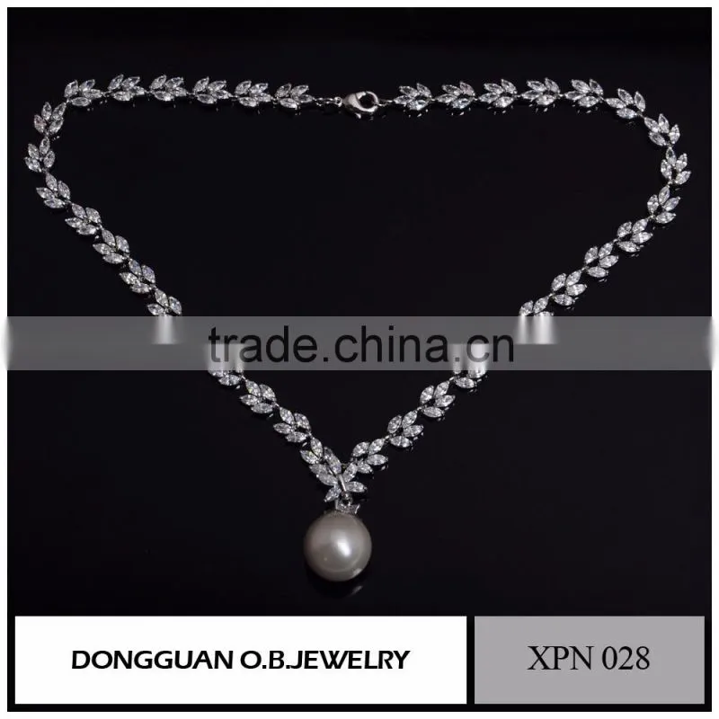 Handmade Jewelry White Gold Freshwater Pearl Necklace Pendant Designs