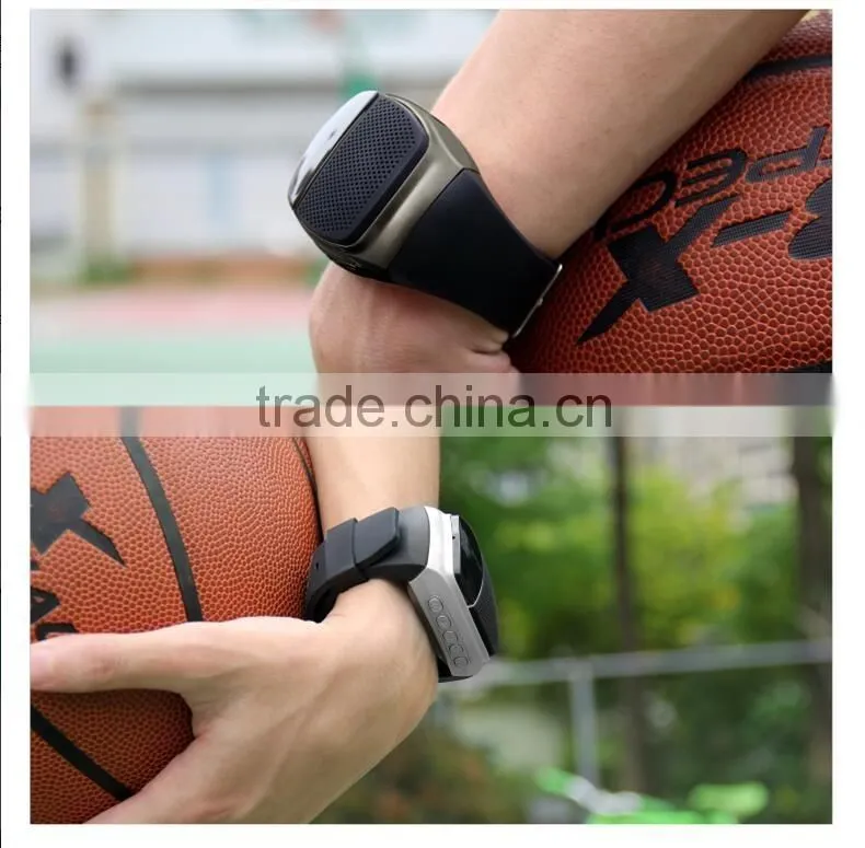 New Arrival Led display bluetooth speakers watch with microphone