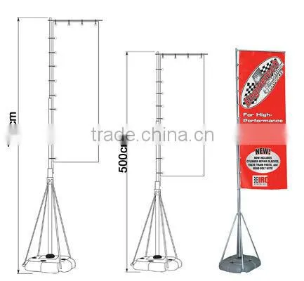 Wind-resist Giant Flagpole